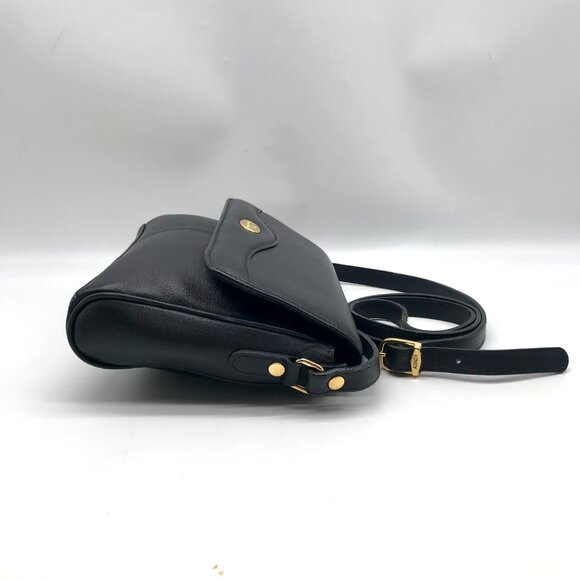 Etienne Aigner Black Leather Crossbody - Picture 3 of 10
